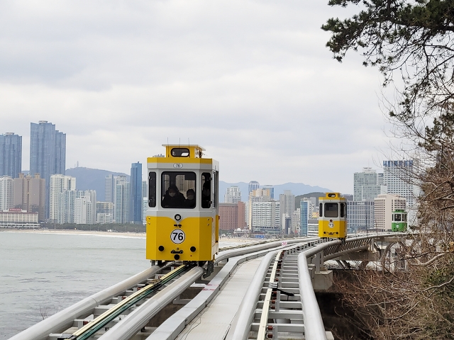 【釜山-海雲台】人氣爆棚的觀光鐵道 – 海雲台藍線公園 ( BLUE LINE PARK ) 海岸列車 +天空艙