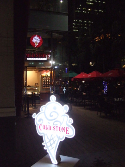 韓國流行的冰淇淋專賣店ColdStone台灣也有開哦！